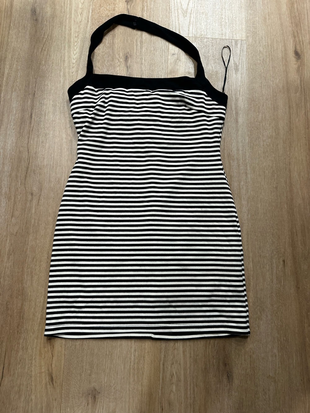 Vici Black & White Striped Pencil Skirt